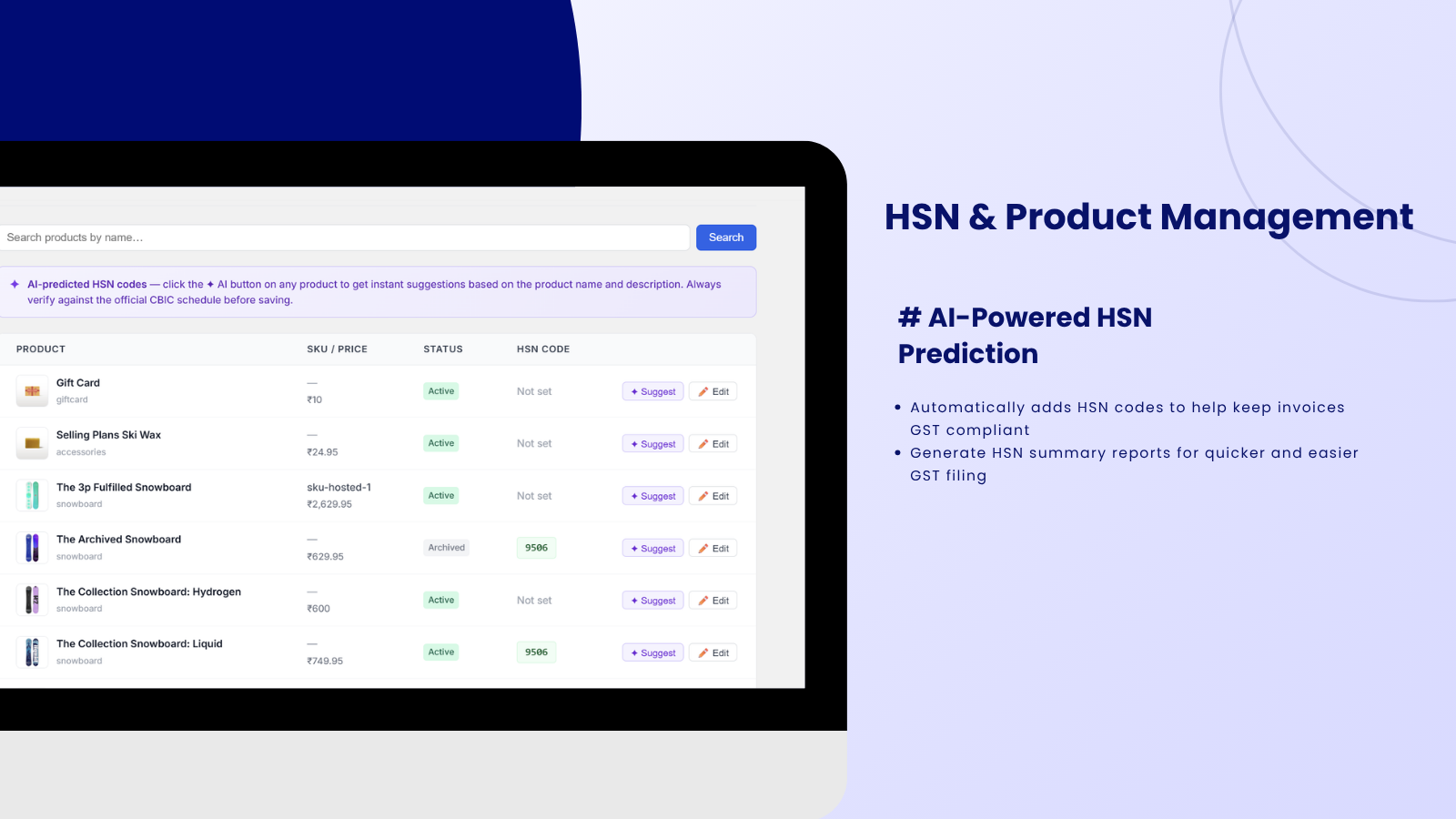 HSN Page